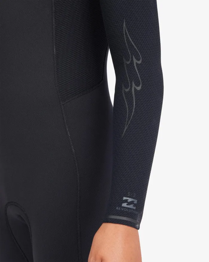 Billabong Boy039s 43 Revolution Chest Zip Full Wetsuit Black Kids Boys039 Wetsuits Billabong Boy039s 43 Revolution Chest Zip Full Wetsuit Black Kids Boys039 Wetsuits