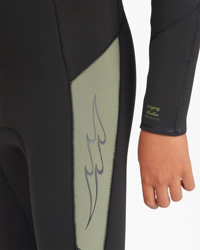 Billabong Boy039s 54 Absolute Chest Zip Hooded Wetsuit Military Kids Boys039 Wetsuits Billabong Boy039s 54 Absolute Chest Zip Hooded Wetsuit Military Kids Boys039 Wetsuits