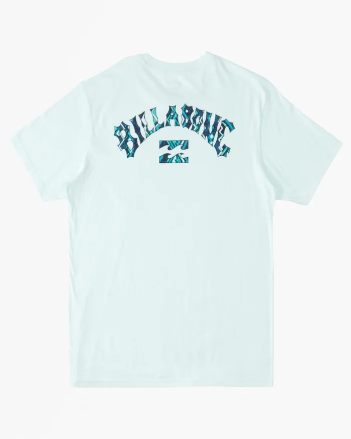Billabong Boy039s Arch Fill TShirt Seaglass Kids Boys039 Tees