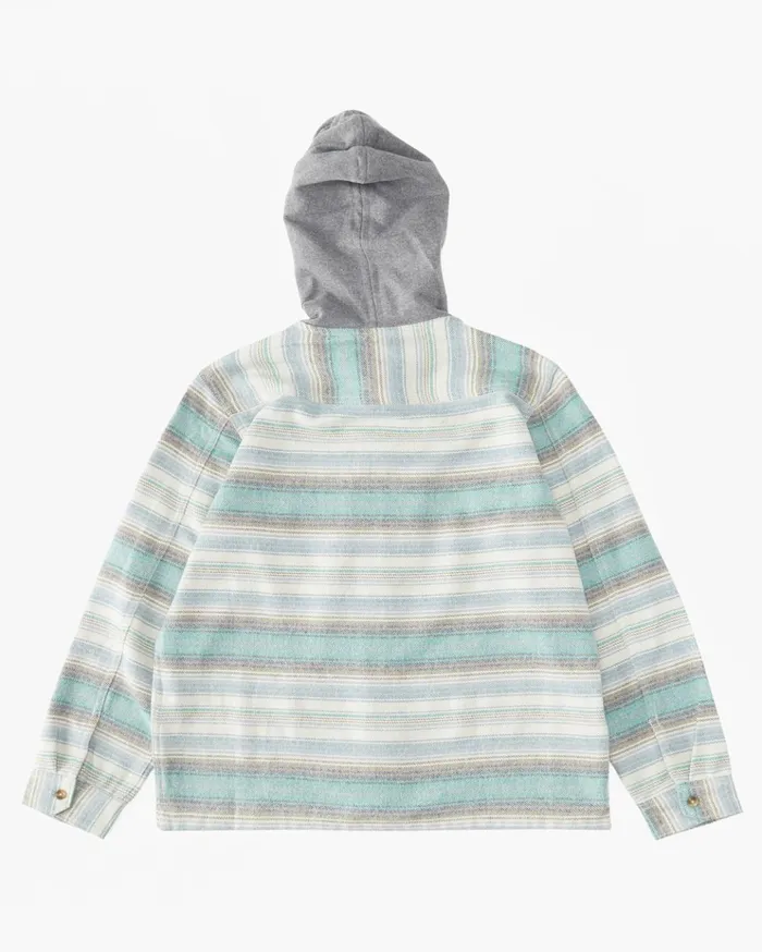 Billabong Boy039s Baja Hooded Flannel Shirt Stone Kids Boys039 Shirts Billabong Boy039s Baja Hooded Flannel Shirt Stone Kids Boys039 Shirts