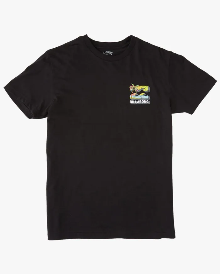 Billabong Boy039s BBTV Short Sleeve TShirt Black Kids Boys039 Tees