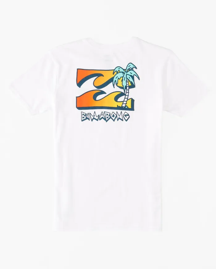 Billabong Boy039s Bbtv TShirt White Kids Boys039 Tees