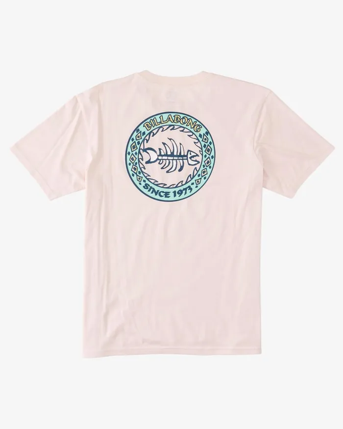 Billabong Boy039s Bonez TShirt Pink Haze Kids Boys039 Tees