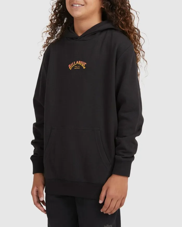Billabong Boy039s Core Arch Pullover Hoodie Black Kids Boys039 Hoodies and Fleece Billabong Boy039s Core Arch Pullover Hoodie Black Kids Boys039 Hoodies and Fleece