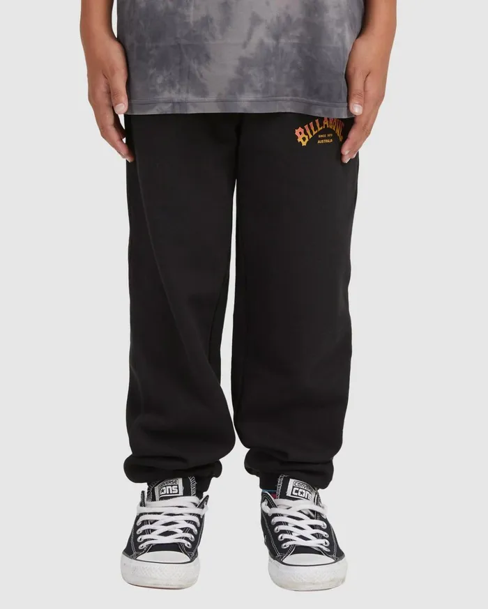 Billabong Boy039s Core Arch Track Sweatpants Black Kids Boys039 Jeans and Pants