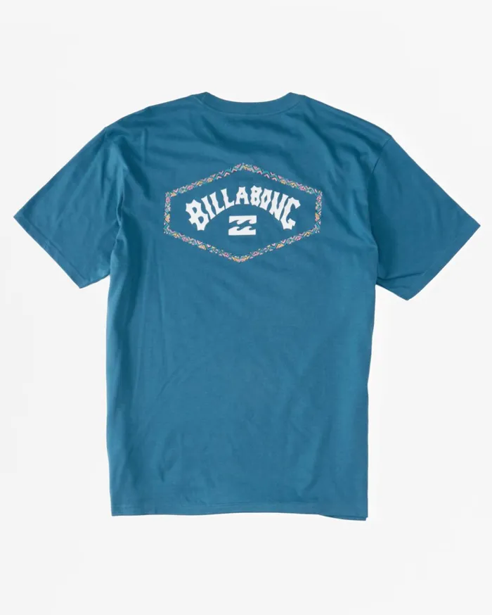 Billabong Boy039s Exit Arch TShirt Blue Lagoon Kids Boys039 Tees