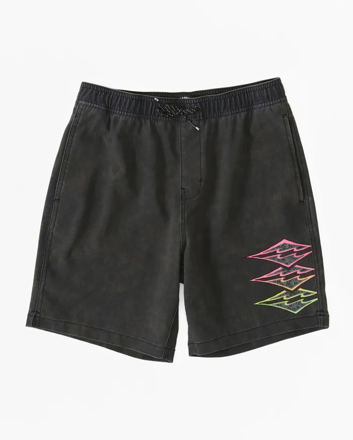 Billabong Boy039s Riot Layback Boardshorts Black Kids Boys039 Boardshorts