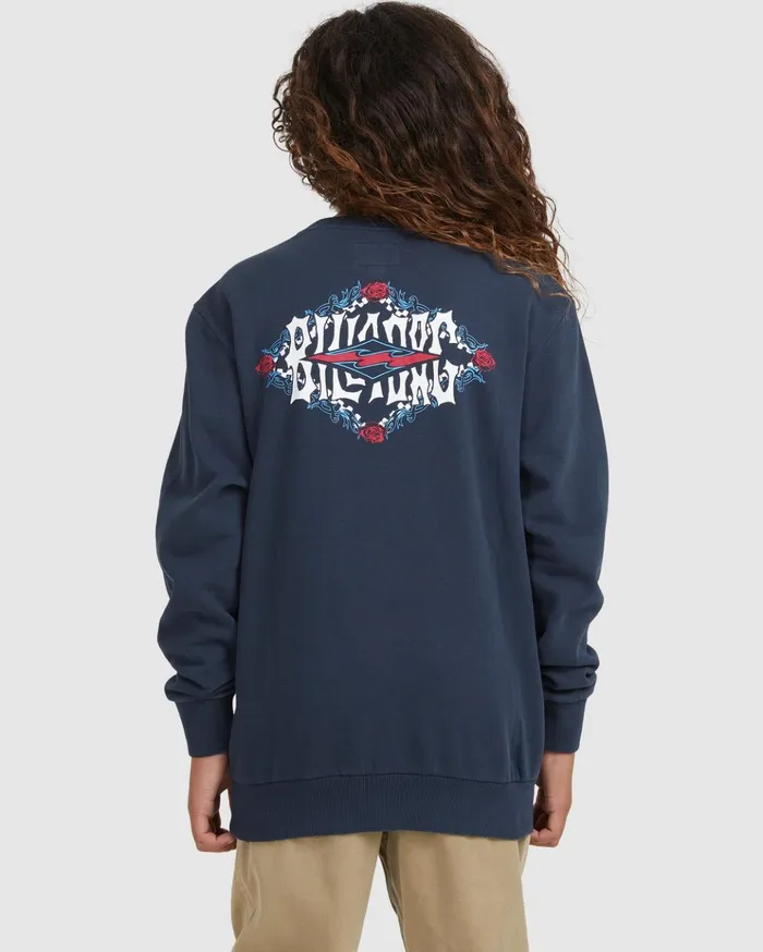 Billabong Boy039s Shadow Diamond Crewneck Sweatshirt Navy Kids Boys039 Hoodies and Fleece Billabong Boy039s Shadow Diamond Crewneck Sweatshirt Navy Kids Boys039 Hoodies and Fleece