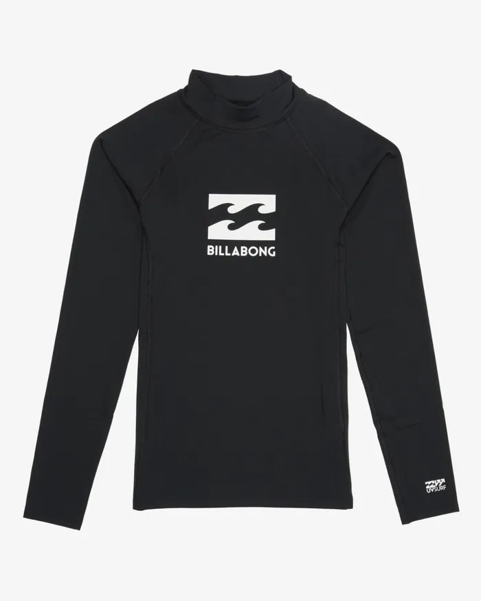 Billabong Boy039s Stack Wave Long Sleeve Surf Tee Black Kids Boys039 Rashguards and Surf Tees Billabong Boy039s Stack Wave Long Sleeve Surf Tee Black Kids Boys039 Rashguards and Surf Tees