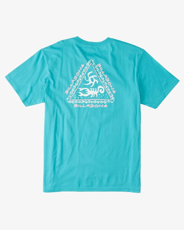 Billabong Boy039s Tall Tale TShirt Teal Kids Boys039 Tees