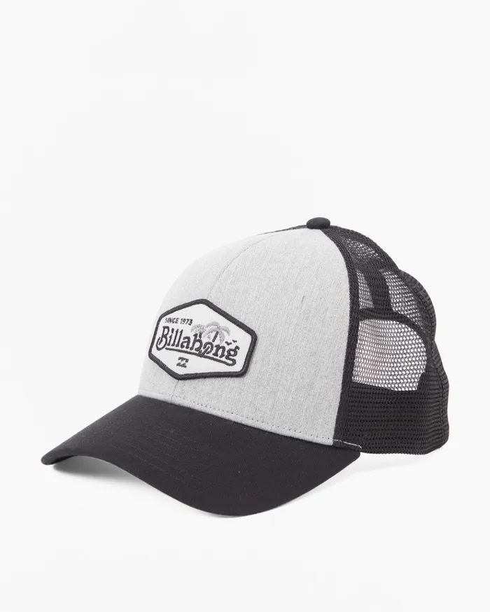 Billabong Boy039s Walled Trucker Hat BlackGrey Kids Boys039 Hats
