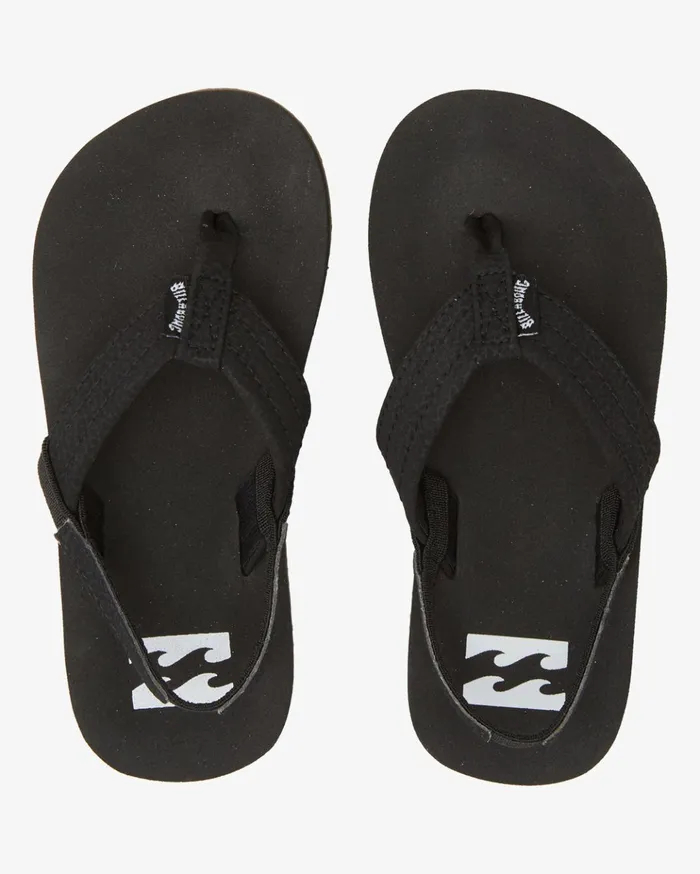 Billabong Boys039 04027041 Stoked Sandals Black MenKids Flip Flops