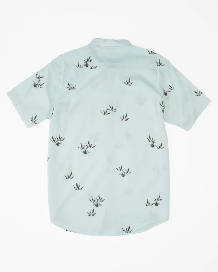 Billabong Boys039 04027041 Sundays Mini Short Sleeve Shirt Seamist Kids Toddlers and Boys 27 Yrs Billabong Boys039 04027041 Sundays Mini Short Sleeve Shirt Seamist Kids Toddlers and Boys 27 Yrs