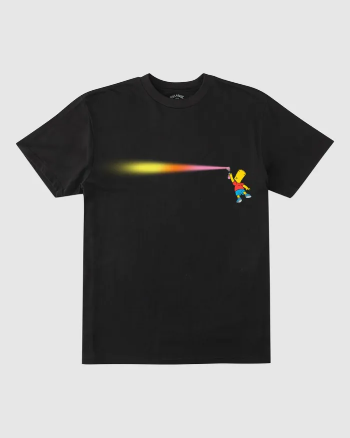 Billabong Boys039 04027041 The Simpsons El Barto Organic Short Sleeve TShirt Black Kids Toddlers and Boys 27 Yrs Billabong Boys039 04027041 The Simpsons El Barto Organic Short Sleeve TShirt Black Kids Toddlers and Boys 27 Yrs