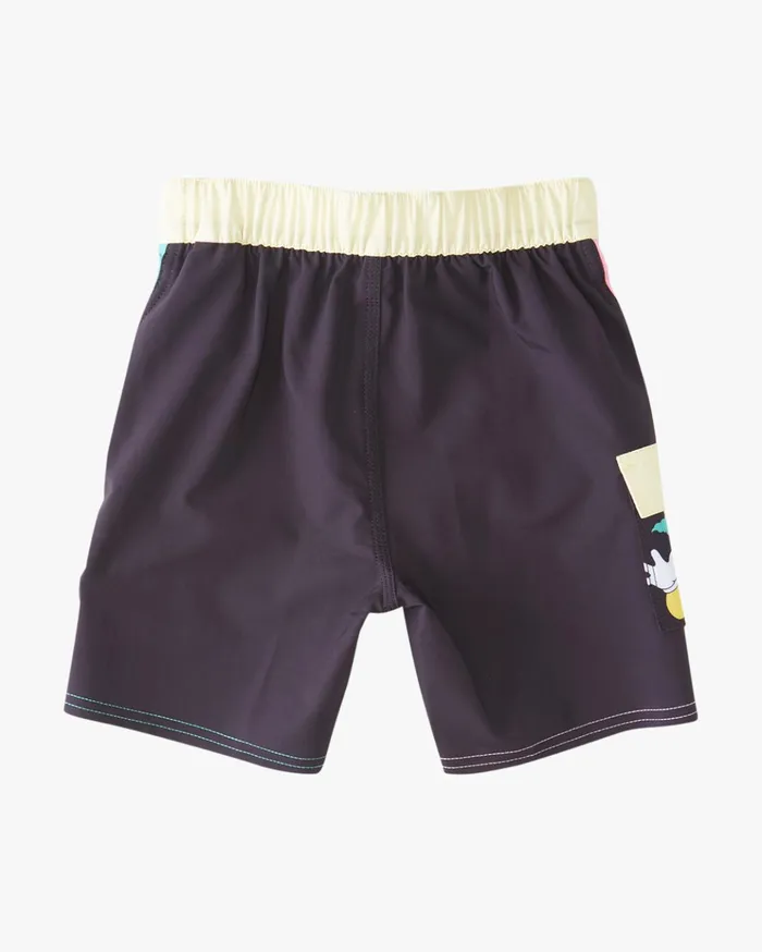 Billabong Boys039 04027041 The Simpsons Krusty Lo Tide Boardshorts 13quot Black Kids Boys039 Boardshorts