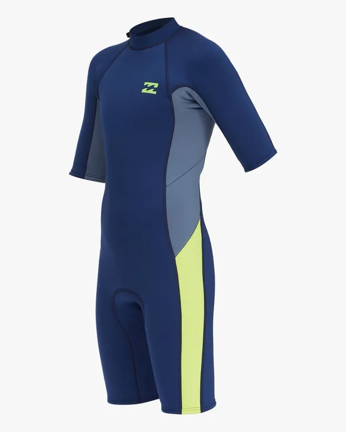 Billabong Boys039 22 Absolute Back Zip Short Sleeve Spring Suit Navy Kids Boys039 Wetsuits Billabong Boys039 22 Absolute Back Zip Short Sleeve Spring Suit Navy Kids Boys039 Wetsuits