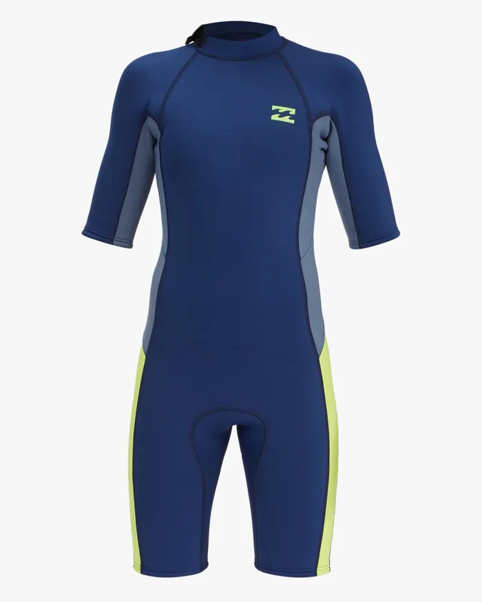 Billabong Boys039 22 Absolute Back Zip Short Sleeve Spring Suit Navy Kids Boys039 Wetsuits Billabong Boys039 22 Absolute Back Zip Short Sleeve Spring Suit Navy Kids Boys039 Wetsuits