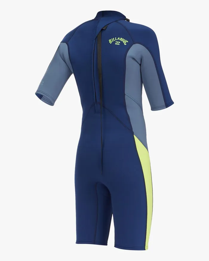 Billabong Boys039 22 Absolute Back Zip Short Sleeve Spring Suit Navy Kids Boys039 Wetsuits Billabong Boys039 22 Absolute Back Zip Short Sleeve Spring Suit Navy Kids Boys039 Wetsuits