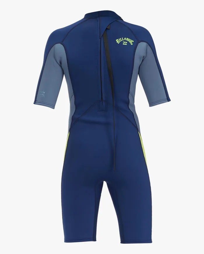 Billabong Boys039 22 Absolute Back Zip Short Sleeve Spring Suit Navy Kids Boys039 Wetsuits Billabong Boys039 22 Absolute Back Zip Short Sleeve Spring Suit Navy Kids Boys039 Wetsuits