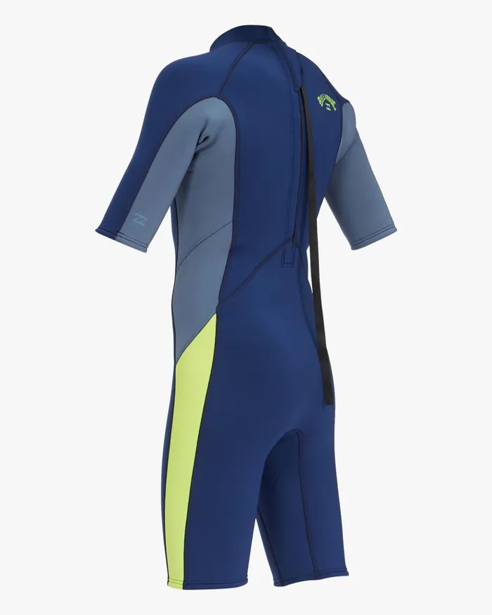 Billabong Boys039 22 Absolute Back Zip Short Sleeve Spring Suit Navy Kids Boys039 Wetsuits Billabong Boys039 22 Absolute Back Zip Short Sleeve Spring Suit Navy Kids Boys039 Wetsuits