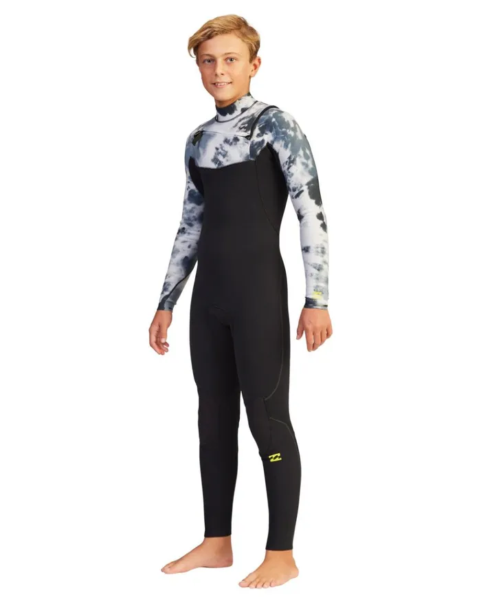 Billabong Boys039 43 Furnace Comp Chest Zip Full Wetsuit Pro Tie Dye Kids Boys039 Wetsuits Billabong Boys039 43 Furnace Comp Chest Zip Full Wetsuit Pro Tie Dye Kids Boys039 Wetsuits
