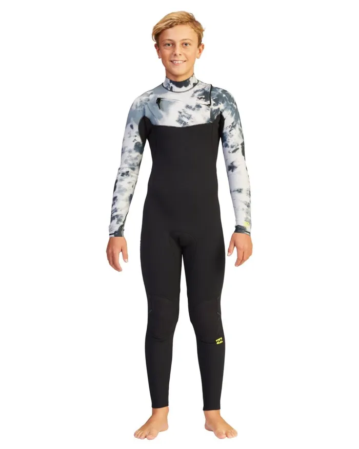 Billabong Boys039 43 Furnace Comp Chest Zip Full Wetsuit Pro Tie Dye Kids Boys039 Wetsuits Billabong Boys039 43 Furnace Comp Chest Zip Full Wetsuit Pro Tie Dye Kids Boys039 Wetsuits