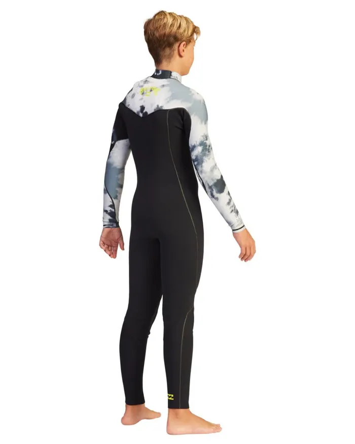 Billabong Boys039 43 Furnace Comp Chest Zip Full Wetsuit Pro Tie Dye Kids Boys039 Wetsuits Billabong Boys039 43 Furnace Comp Chest Zip Full Wetsuit Pro Tie Dye Kids Boys039 Wetsuits