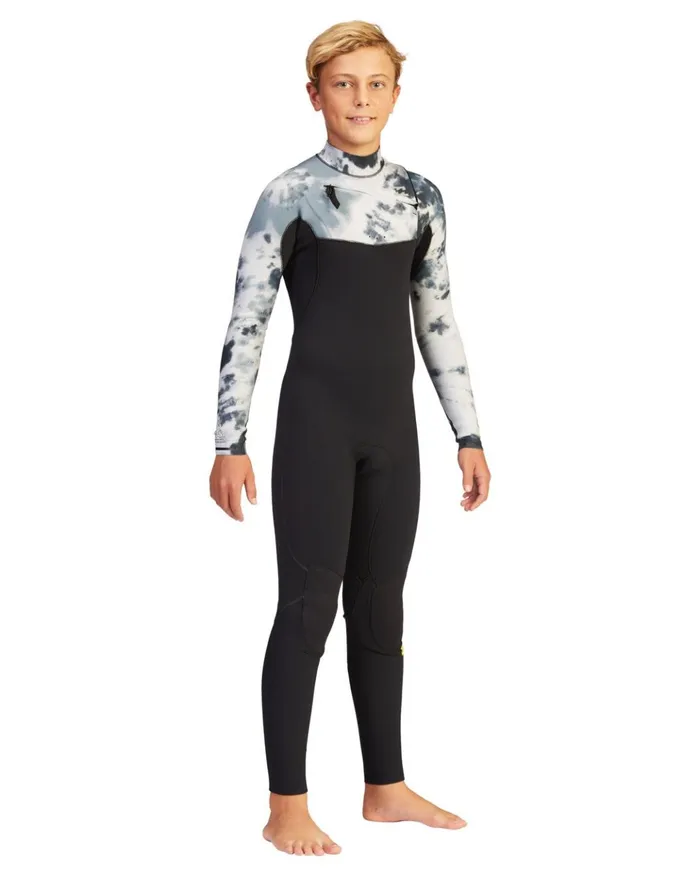 Billabong Boys039 43 Furnace Comp Chest Zip Full Wetsuit Pro Tie Dye Kids Boys039 Wetsuits Billabong Boys039 43 Furnace Comp Chest Zip Full Wetsuit Pro Tie Dye Kids Boys039 Wetsuits