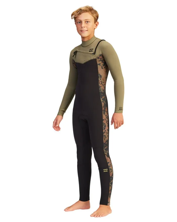 Billabong Boys039 43 Revolution Full Wetsuit Military Kids Boys039 Wetsuits Billabong Boys039 43 Revolution Full Wetsuit Military Kids Boys039 Wetsuits