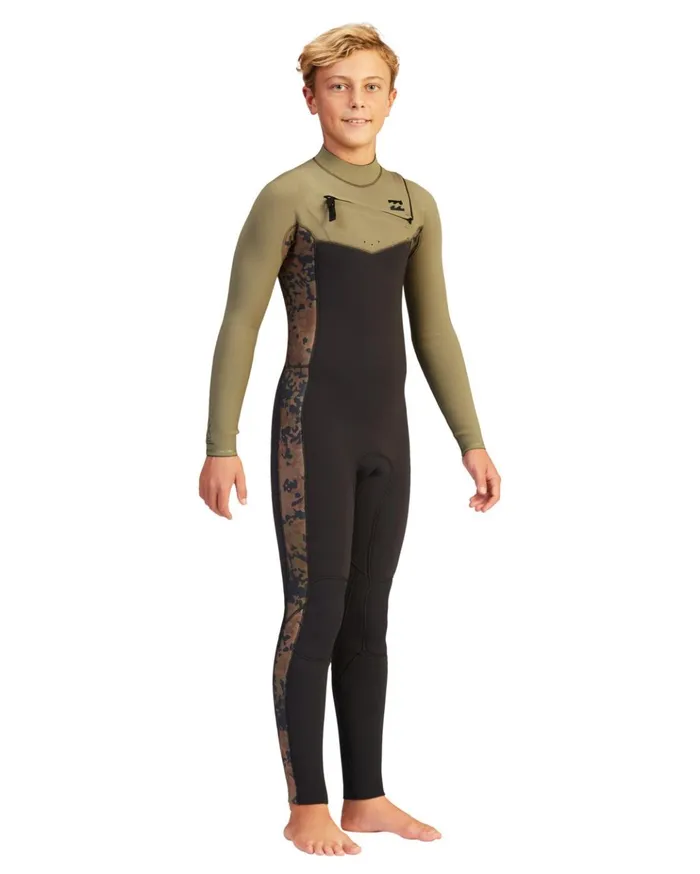 Billabong Boys039 43 Revolution Full Wetsuit Military Kids Boys039 Wetsuits Billabong Boys039 43 Revolution Full Wetsuit Military Kids Boys039 Wetsuits