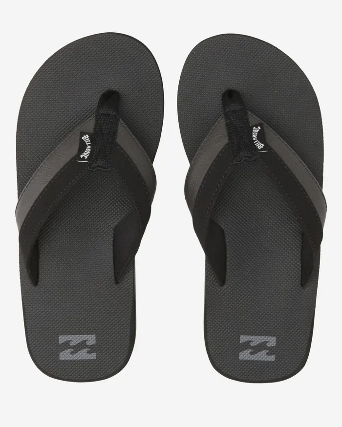 Billabong Boys039 All Day Impact Sandals Black KidsMen Boys039 Flip Flops