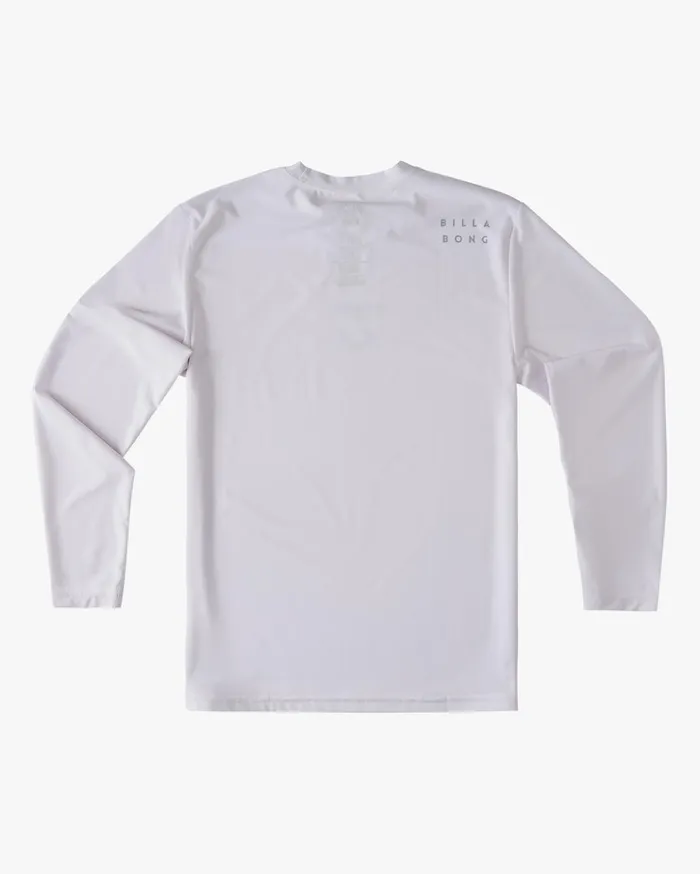 Billabong Boys039 All Day Wave Loose Fit Long Sleeve Surf Tee White Kids Boys039 Rashguards and Surf Tees Billabong Boys039 All Day Wave Loose Fit Long Sleeve Surf Tee White Kids Boys039 Rashguards and Surf Tees