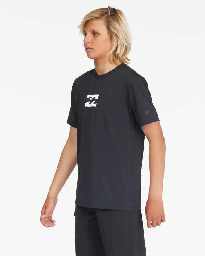 Billabong Boys039 All Day Wave Loose Fit Short Sleeve Surf Tee Black Kids Boys039 Rashguards and Surf Tees Billabong Boys039 All Day Wave Loose Fit Short Sleeve Surf Tee Black Kids Boys039 Rashguards and Surf Tees