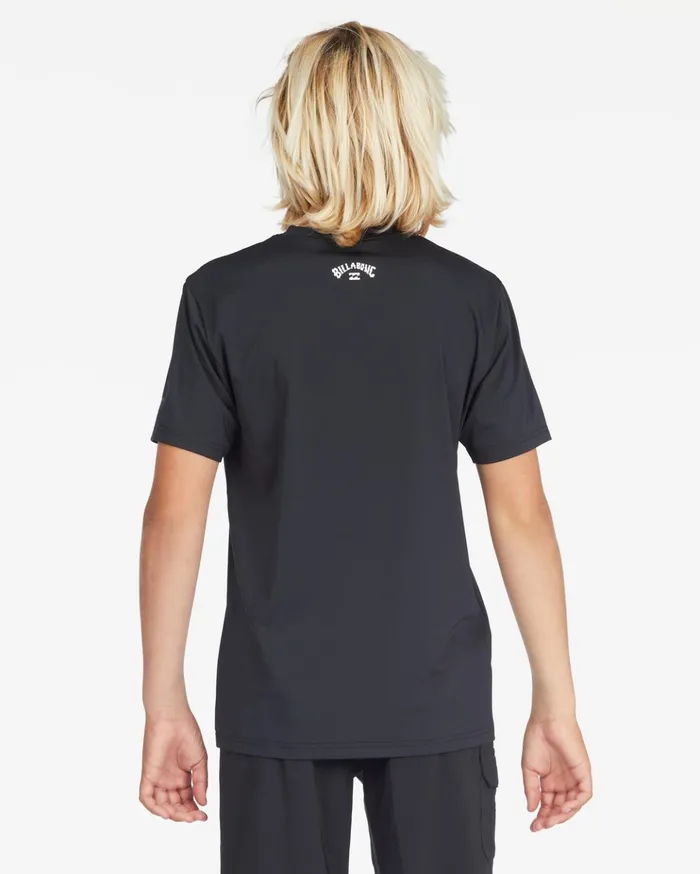 Billabong Boys039 All Day Wave Loose Fit Short Sleeve Surf Tee Black Kids Boys039 Rashguards and Surf Tees Billabong Boys039 All Day Wave Loose Fit Short Sleeve Surf Tee Black Kids Boys039 Rashguards and Surf Tees