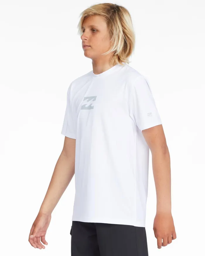 Billabong Boys039 All Day Wave Loose Fit Short Sleeve Surf Tee White Kids Boys039 Rashguards and Surf Tees Billabong Boys039 All Day Wave Loose Fit Short Sleeve Surf Tee White Kids Boys039 Rashguards and Surf Tees