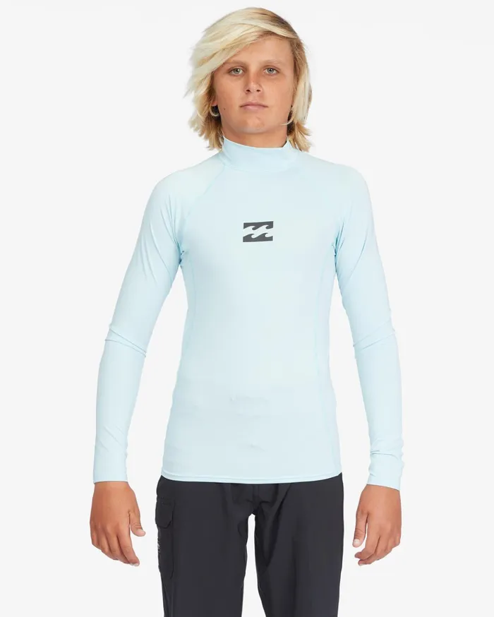 Billabong Boys039 All Day Wave Performance Fit Long Sleeve Rashguard Coastal Kids Boys039 Rashguards and Surf Tees Billabong Boys039 All Day Wave Performance Fit Long Sleeve Rashguard Coastal Kids Boys039 Rashguards and Surf Tees
