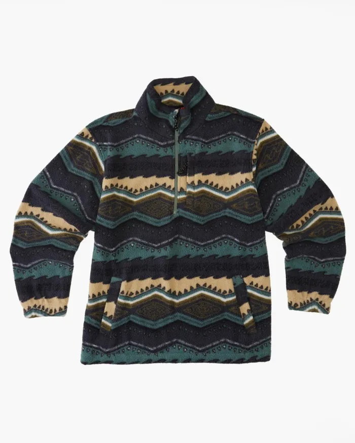 Billabong Boys039 Boundary Mock Neck Fleece Pullover Evergreen Kids Boys039 Hoodies and Fleece Billabong Boys039 Boundary Mock Neck Fleece Pullover Evergreen Kids Boys039 Hoodies and Fleece