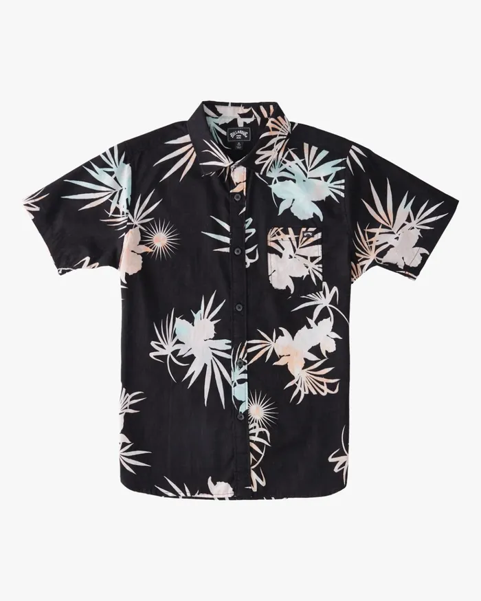 Billabong Boys039 Sundays Floral Short Sleeve Shirt Black Kids Boys039 Shirts Billabong Boys039 Sundays Floral Short Sleeve Shirt Black Kids Boys039 Shirts