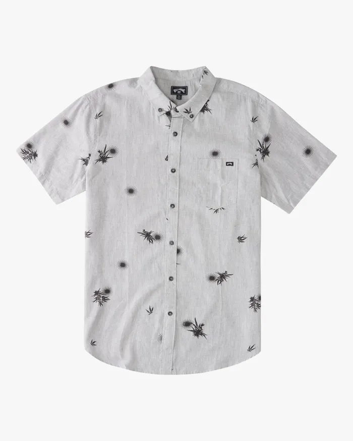 Billabong Boys039 Sundays Mini Short Sleeve Shirt Light Grey Heather Kids Boys039 Shirts Billabong Boys039 Sundays Mini Short Sleeve Shirt Light Grey Heather Kids Boys039 Shirts