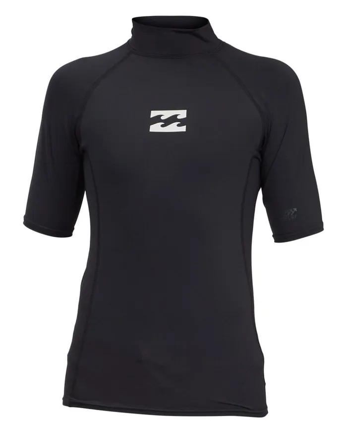 Billabong Boys 816 All Day Wave Performance Fit Rash Vest Black Kids Boys039 Rashguards and Surf Tees Billabong Boys 816 All Day Wave Performance Fit Rash Vest Black Kids Boys039 Rashguards and Surf Tees
