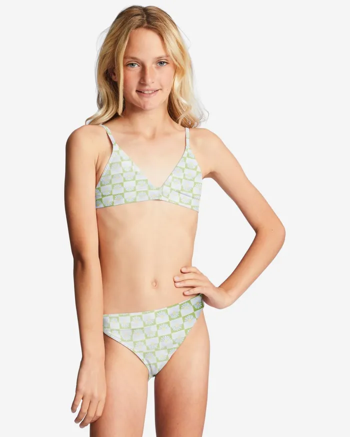 Billabong Girl039s 416 Daze All Day Triangle TwoPiece Bikini Set Moss Meadow Kids Girls039 Swimwear Billabong Girl039s 416 Daze All Day Triangle TwoPiece Bikini Set Moss Meadow Kids Girls039 Swimwear
