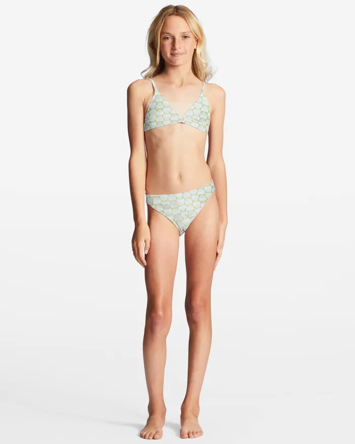Billabong Girl039s 416 Daze All Day Triangle TwoPiece Bikini Set Moss Meadow Kids Girls039 Swimwear Billabong Girl039s 416 Daze All Day Triangle TwoPiece Bikini Set Moss Meadow Kids Girls039 Swimwear