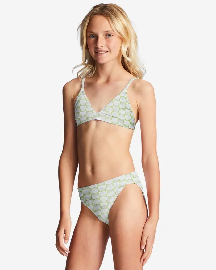 Billabong Girl039s 416 Daze All Day Triangle TwoPiece Bikini Set Moss Meadow Kids Girls039 Swimwear Billabong Girl039s 416 Daze All Day Triangle TwoPiece Bikini Set Moss Meadow Kids Girls039 Swimwear