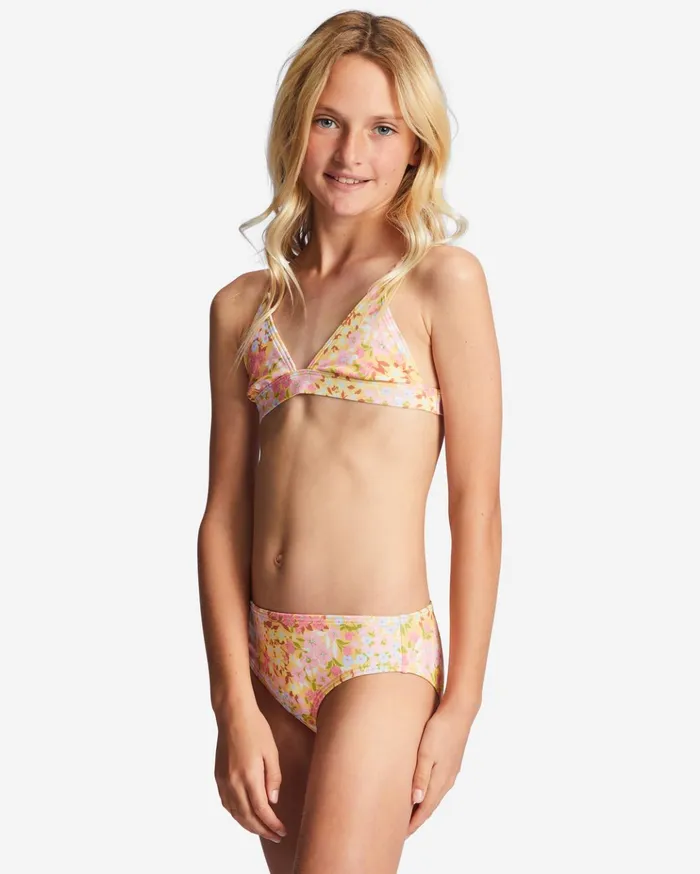 Billabong Girl039s 416 Spring Daydream Triangle TwoPiece Bikini Set Golden Peach Kids Girls039 Swimwear Billabong Girl039s 416 Spring Daydream Triangle TwoPiece Bikini Set Golden Peach Kids Girls039 Swimwear