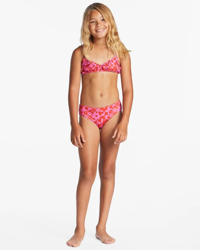 Billabong Girl039s Love Letter Shirred Two Piece Tank Bikini Set Red Aloha Kids Girls039 Swimwear Billabong Girl039s Love Letter Shirred Two Piece Tank Bikini Set Red Aloha Kids Girls039 Swimwear