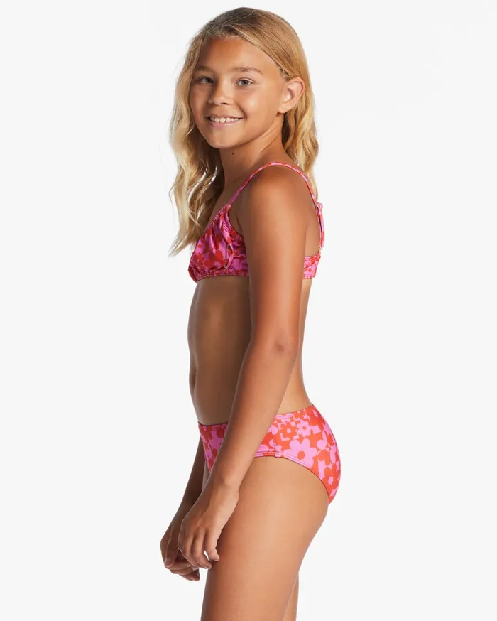 Billabong Girl039s Love Letter Shirred Two Piece Tank Bikini Set Red Aloha Kids Girls039 Swimwear Billabong Girl039s Love Letter Shirred Two Piece Tank Bikini Set Red Aloha Kids Girls039 Swimwear