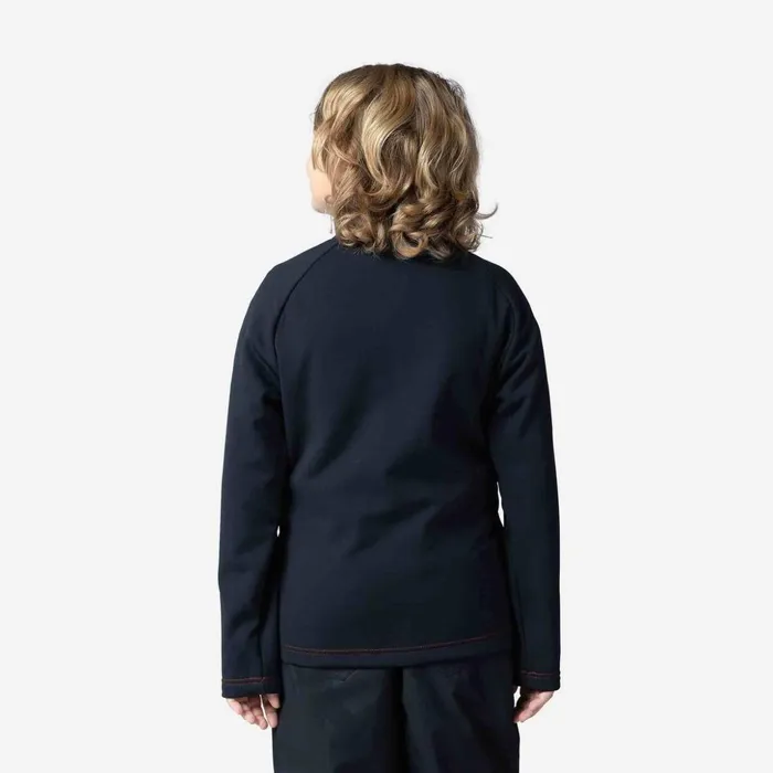 Kids Boys039 FullZip Hero Clim Fleece Jacket Black200 Rossignol Layers
