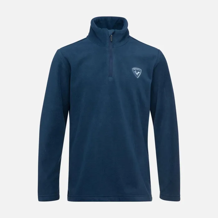 Kids Boys039 HalfZip Fleece Top Darknavy715 Rossignol Layers