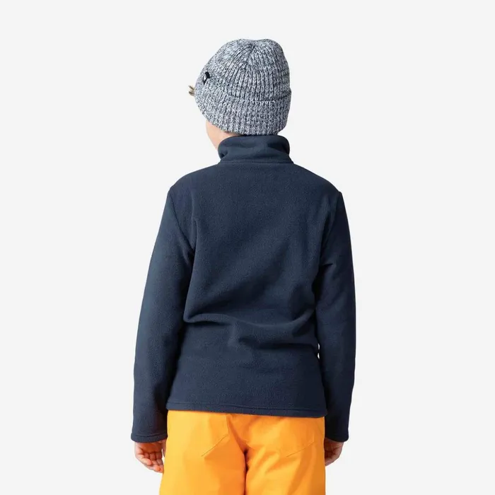 Kids Boys039 HalfZip Fleece Top Darknavy715 Rossignol Layers