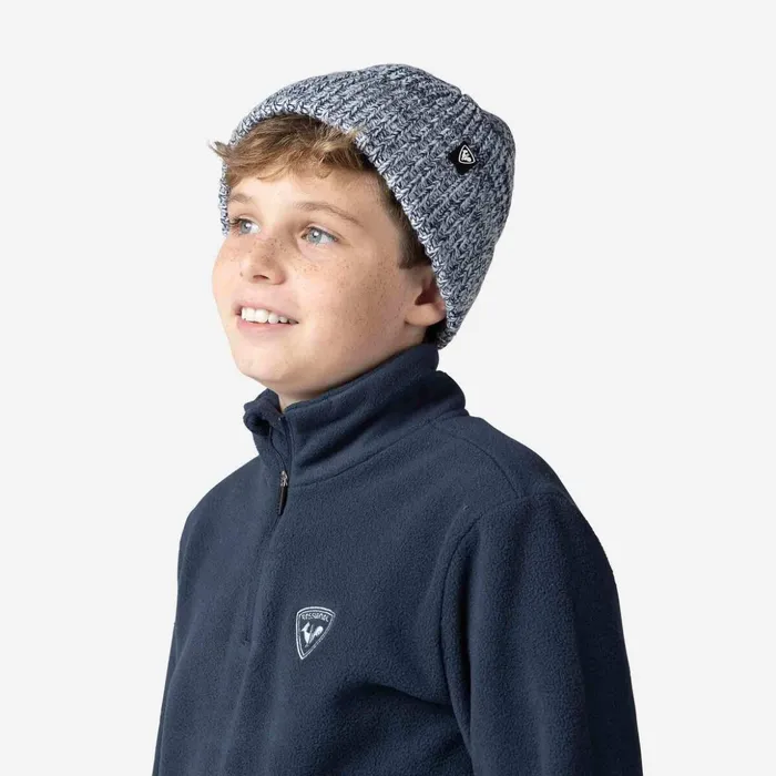 Kids Boys039 HalfZip Fleece Top Darknavy715 Rossignol Layers